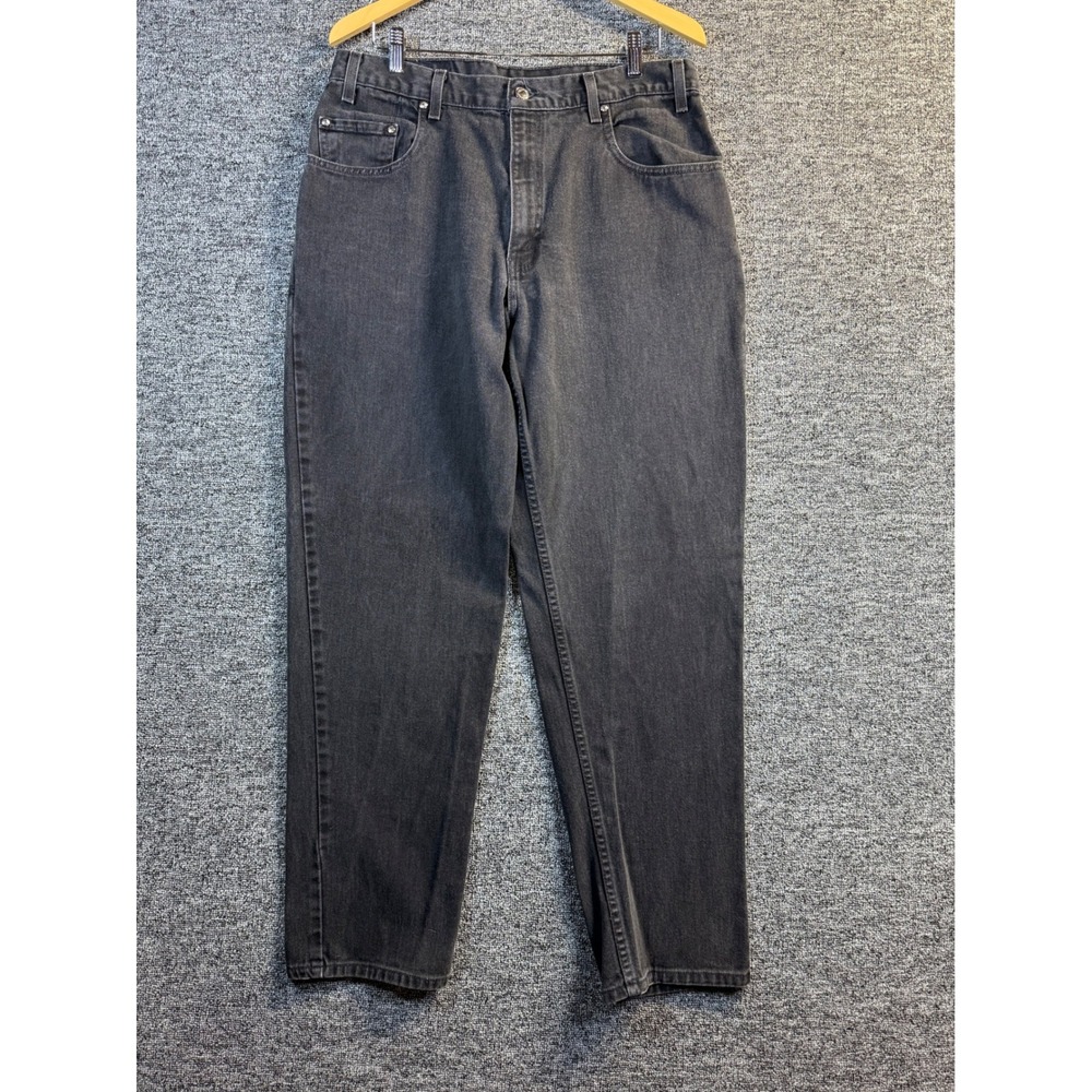 Levis 545 Loose Fit Jeans Mens 36x32 Faded Black Brown Tab Vintage 00545-0260